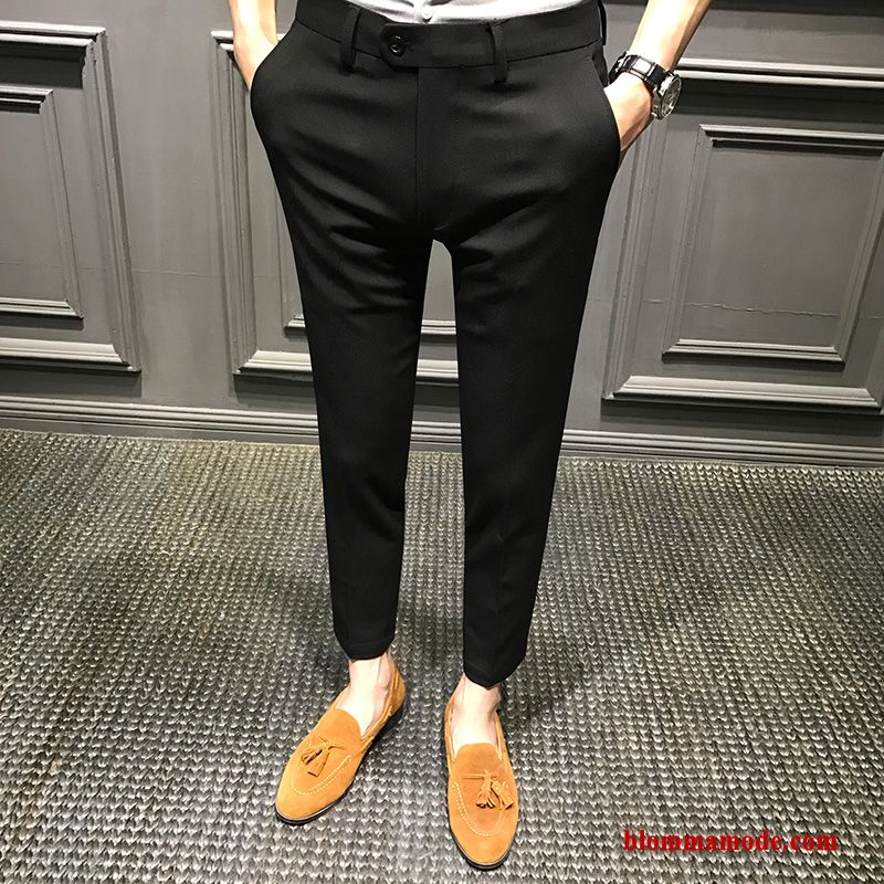 British Ny Mode Slim Fit Casual Trend Byxor Herr