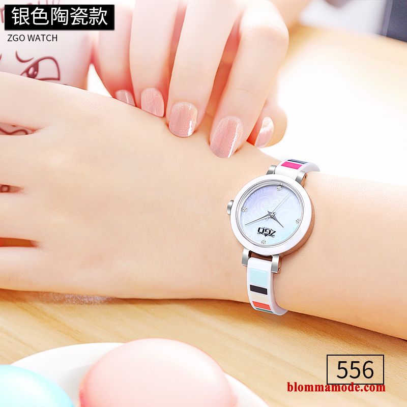 Casual Dekoration Enkel Dam Armband Trend Student Armbandsur Guld