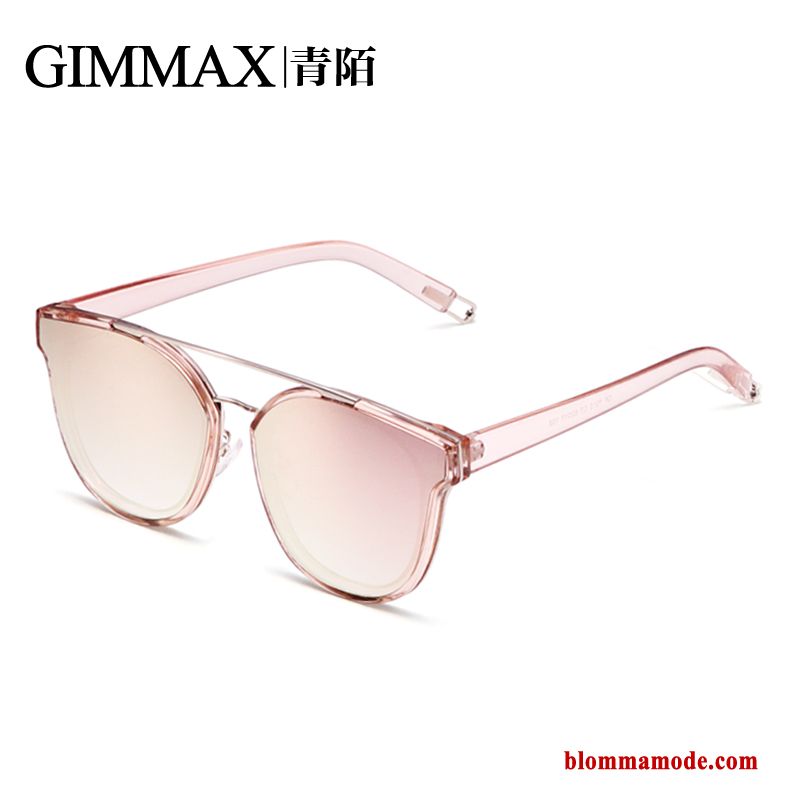 Dam Trend Anti-uv Konst Solglasögon Färg Rosa Flickor Mode Cyan