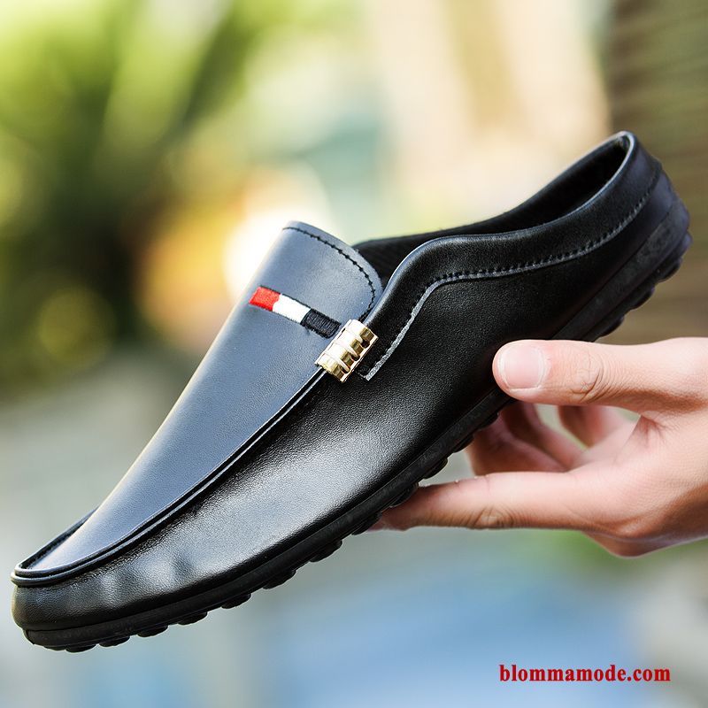 Herr Loafers Trend Sommar Skor Andningsbar Personlighet Loafer 2019 Båtskor Vit