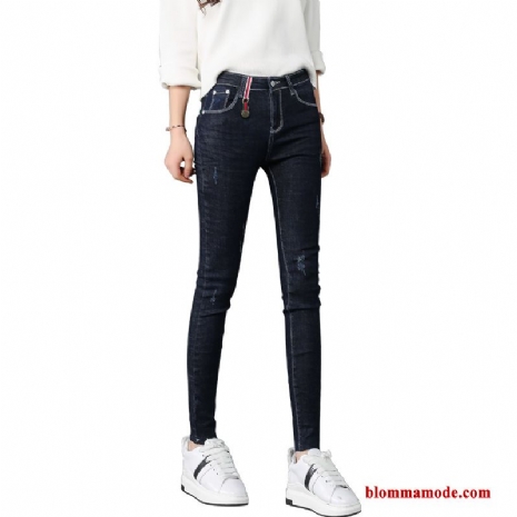 Byxor Tunn Jeans Trend Dam Slim Fit Ny Student