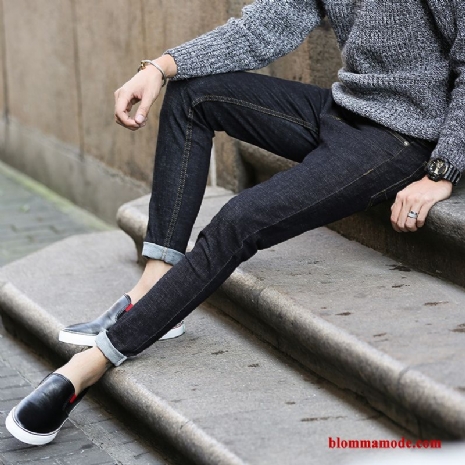 Herr Liten Slim Fit Trend Vår Jeans Adolescens Höst