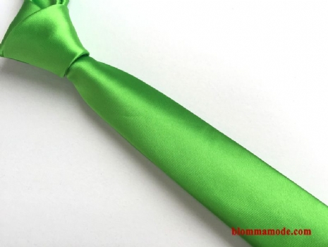 Liten Grön Presentförpackning Smal Väska Slips Herr 6cm Svart