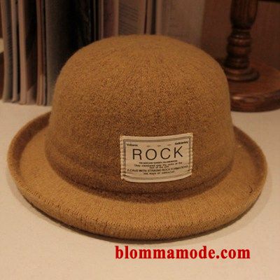 Allt Matchar Ull Dam Höst Liten Vinter Hatt Retro Khaki