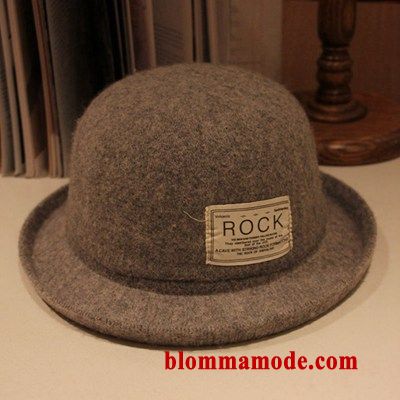 Allt Matchar Ull Dam Höst Liten Vinter Hatt Retro Khaki