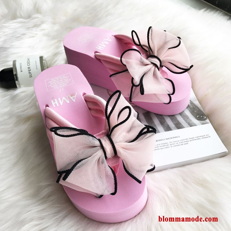 Dam Mode Skor Fri Frakt Sandaler Blommor Tofflor Sommar Flip Flops Gul