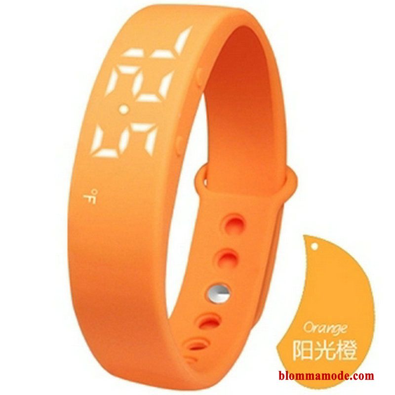 Dam Student Barn Trend Armbandsur Sport Herr Par Orange