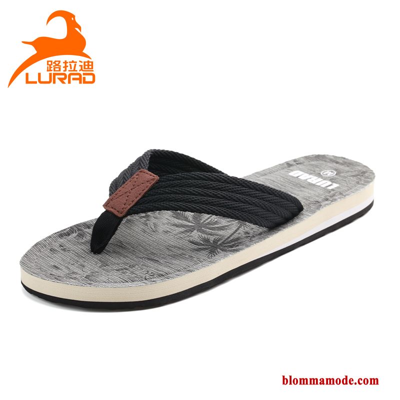 Glidskydds Trend Flip Flops Sommar Herr Tofflor Skor Stranden Blå