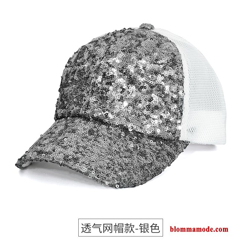 Hatt Keps Allt Matchar Casual Solskydd Friluftsliv Dam Basebollkeps Trend Silver