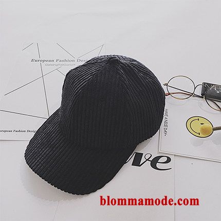 Hatt Student Basebollkeps Casual Höst Rosa Trend Sammet Ny Dam