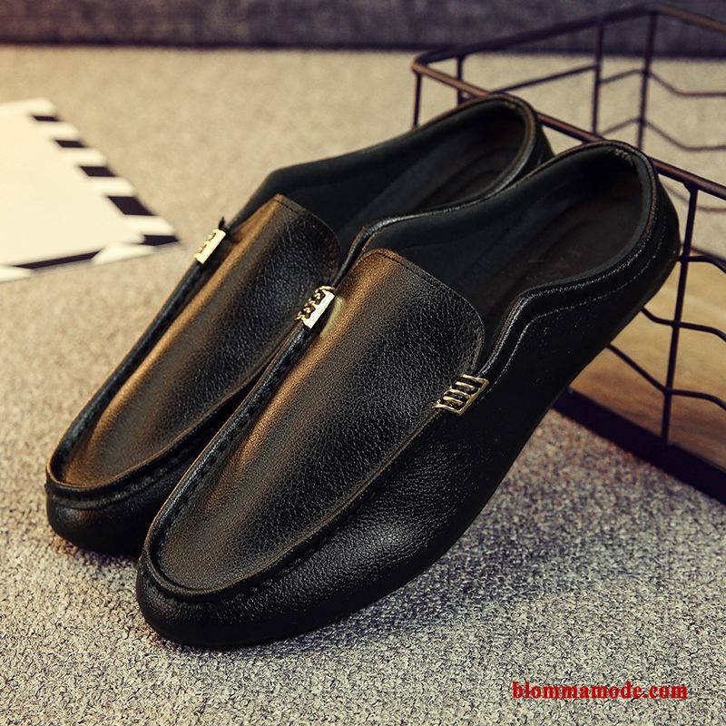 Herr Loafers Trend Sommar Skor Andningsbar Personlighet Loafer 2019 Båtskor Vit