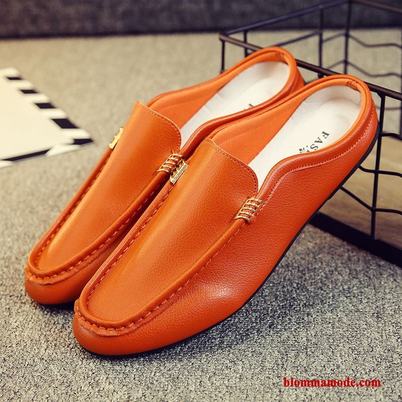 Herr Loafers Trend Sommar Skor Andningsbar Personlighet Loafer 2019 Båtskor Vit