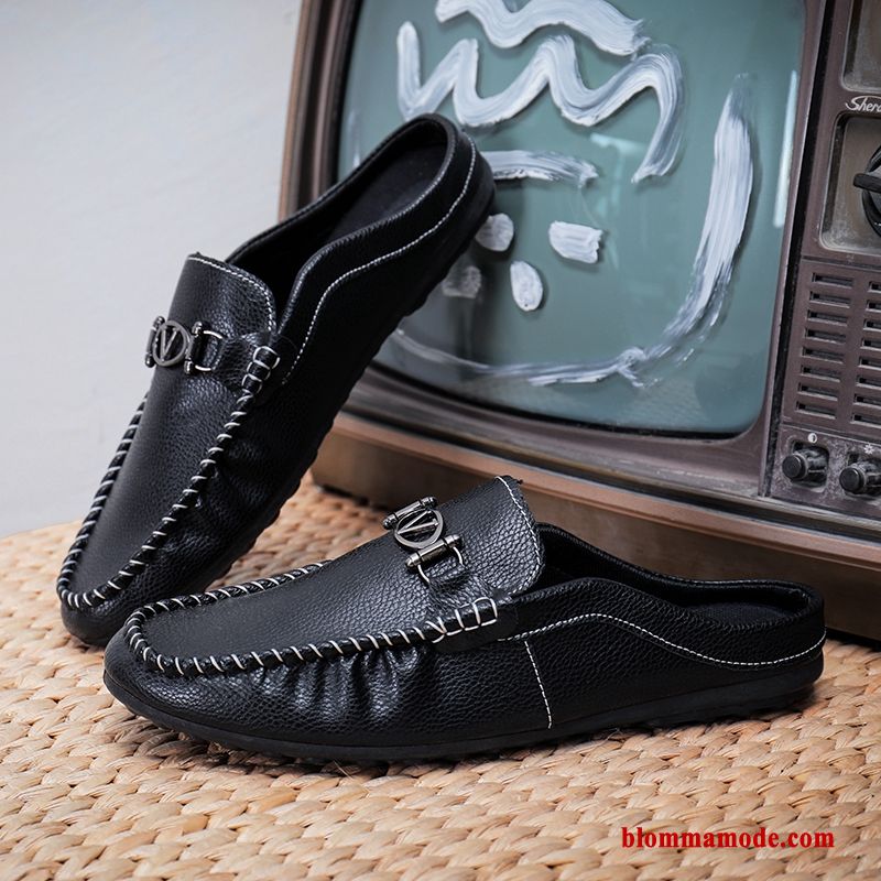 Herr Loafers Trend Sommar Skor Andningsbar Personlighet Loafer 2019 Båtskor Vit