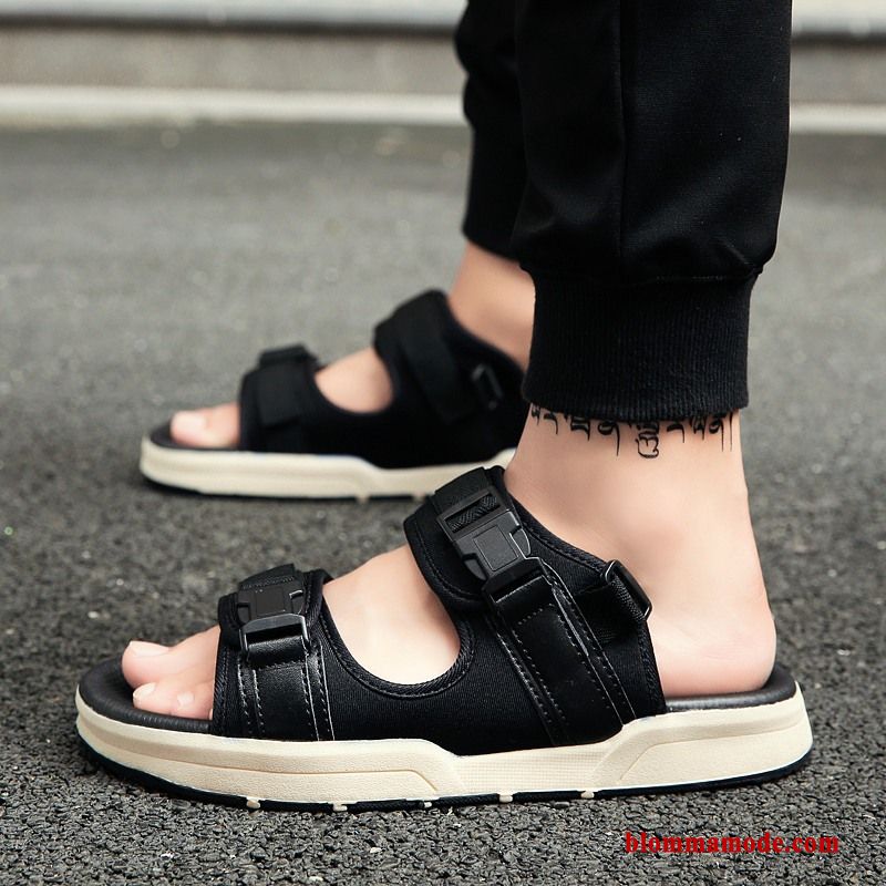 Herr Tofflor Casual Skor Sandaler Nbsp;utomhus Sommar Stranden Personlighet Röd