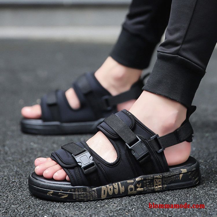 Herr Tofflor Casual Skor Sandaler Nbsp;utomhus Sommar Stranden Personlighet Röd
