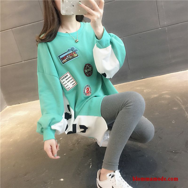 Huvtröja Dam Höst Toppar Trend Lösa Super Pullover Grå