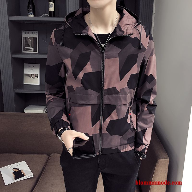 Jacka Herr Ny Cargo Toppar Trend Camouflage 2019 Vår