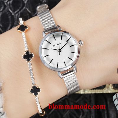 Kedja Mode Enkel Armbandsur Student Trend Dam Liten Guld Beige