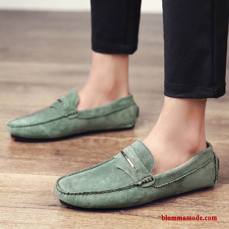 Loafer Loafers Köra Bil Trend Casual Slip On Båtskor Höst Herr Khaki