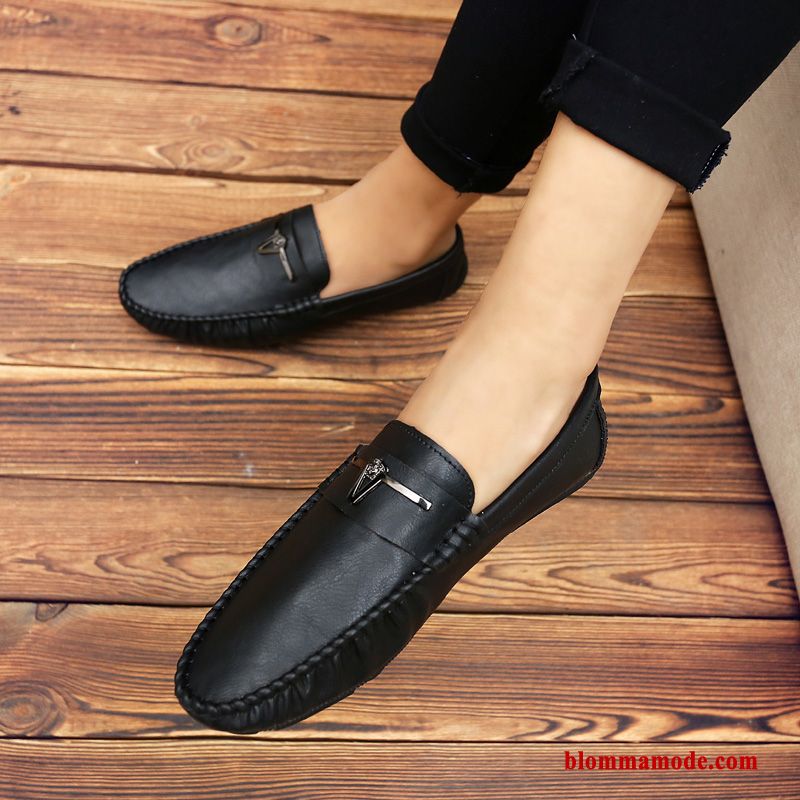 Loafers Personlighet Brun 2019 Herr Allt Matchar Loafer Läderskor British