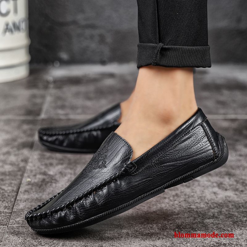 Loafers Skor Köra Bil Båtskor Casual Loafer Trend Höst Herr Grå