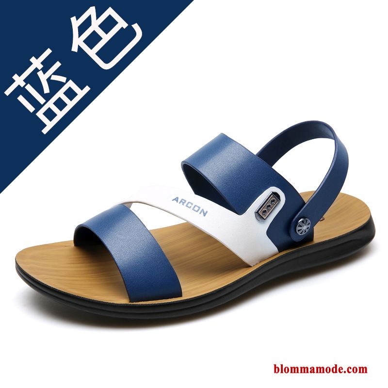 Sandaler Stranden Autentiska Rom Trend Herr Casual 2018 Skor Blå