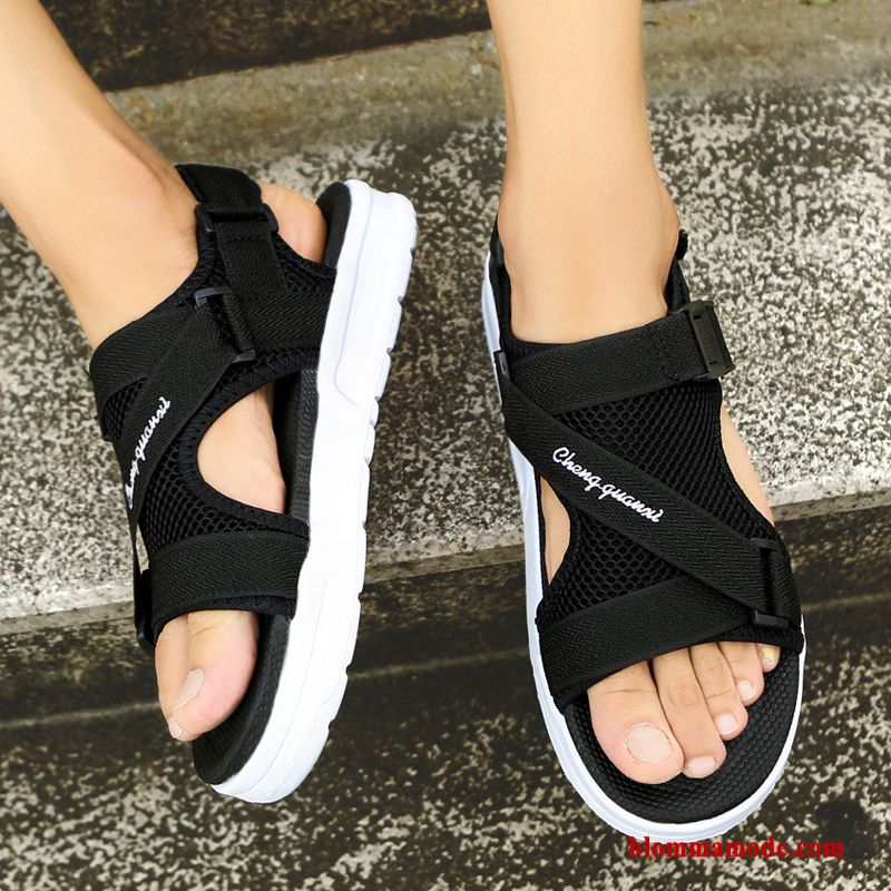Sandaler Tofflor Sommar Herr Utomhus Stranden Trend 2018 Svart