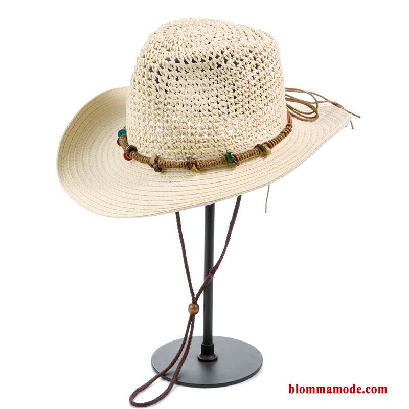Solljus Friluftsliv Stranden Solhatt Denim Ungdom Sommar Herr Khaki