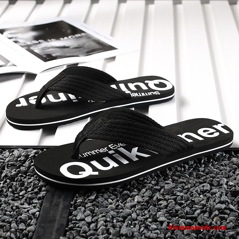 Stranden Herr Tofflor Trend Skor Mode Allt Matchar Flip Flops Grön