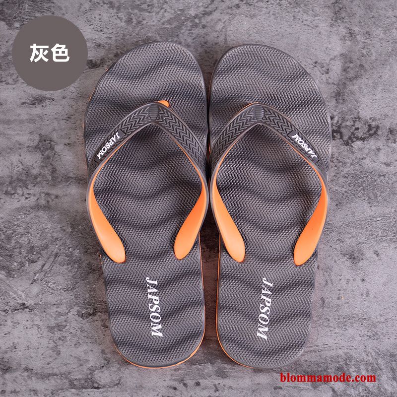 Student Tofflor Trend Glidskydds Flip Flops Sommar Herr Casual Vit