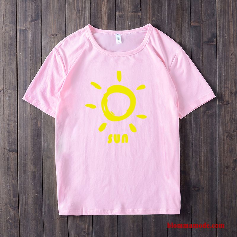 Svart Toppar Sommar T-shirt 2018 Trend Halv Ärm Herr