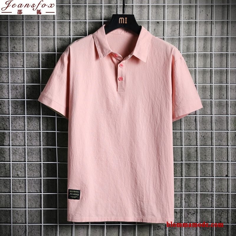 T-shirt Trend Sommar Trend Varumärke Ärm Ny Linne 2019 Herr