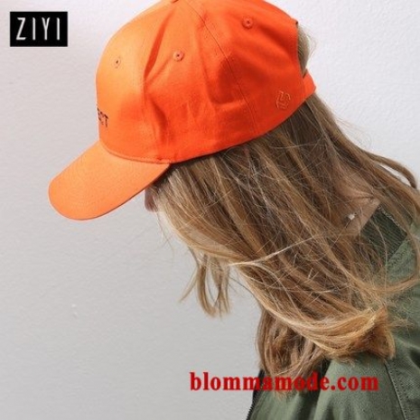 Dam Bokstav Hatt Keps Sommar Basebollkeps Nya Produkter Trend Orange Orange