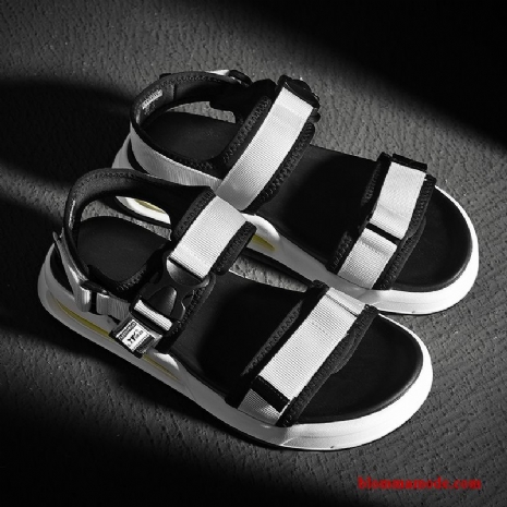 Herr Skor Sandaler Sport 2019 Sommar Trend Stranden Allt Matchar Vit