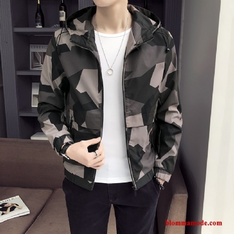 Jacka Herr Ny Cargo Toppar Trend Camouflage 2019 Vår