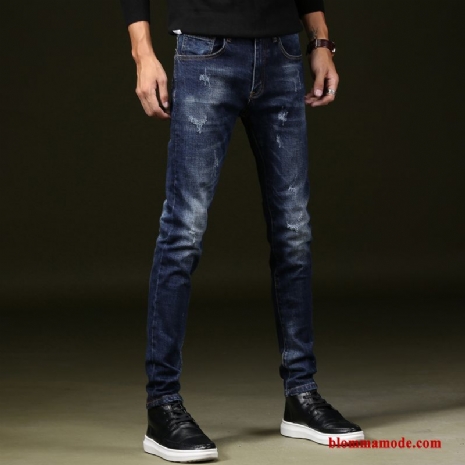 Liten Byxor Herr Höst Stretch Ungdom Jeans Slim Fit