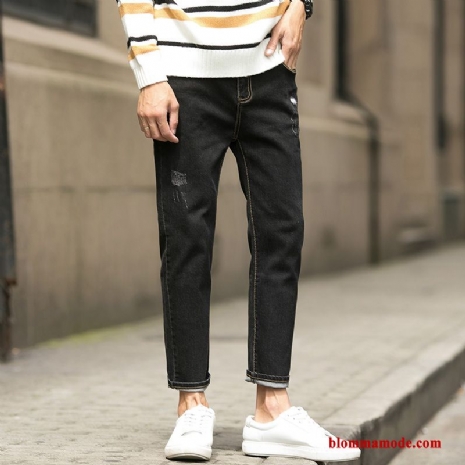 Ny 2018 Casual Herr Jeans Byxor Höst Vintage